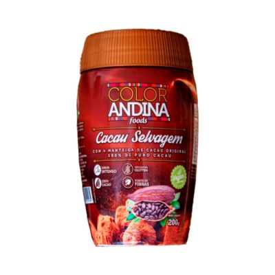 Cacau Selvagem 100% puro Color Andina