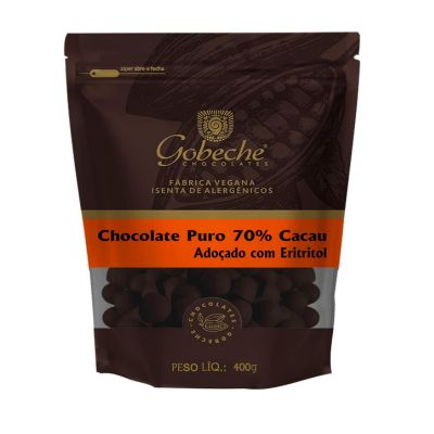 Gotas Chocolate 70% Cacau Gobeche